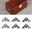 10Set Iron Triangular Corner Protectors for Boxes & Tables, 6x6cm 1