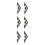 10Set Iron Triangular Corner Protectors for Boxes & Tables, 6x6cm 4