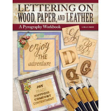 Lettering on Wood Paper and Leather by Lora S. Irish Paperback Book