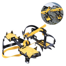 Ice Grips 10 Tine Crampons Strap-On Slip-Resistant Cleats for Hiking Trails