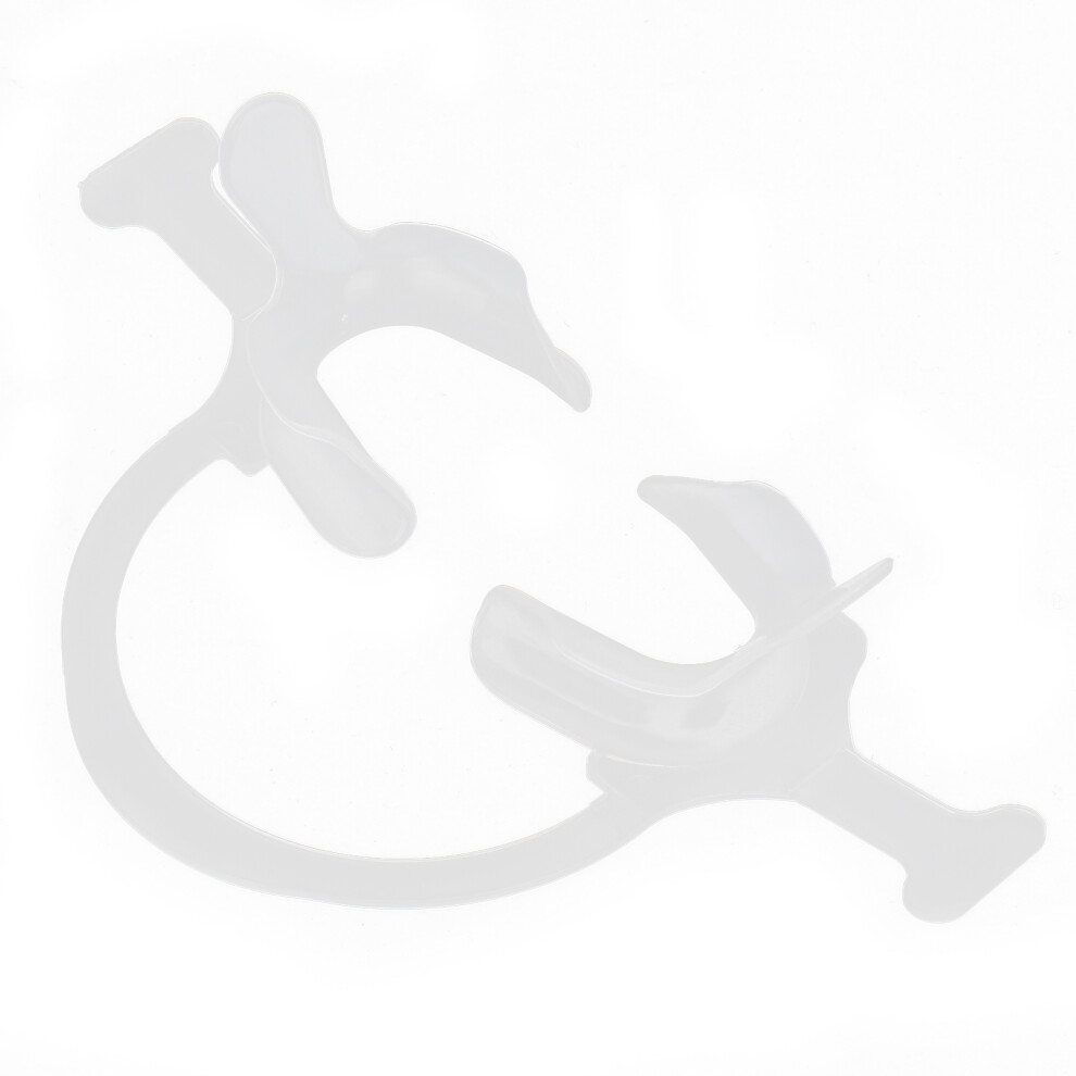 CShape Dental Cheek Lip Retractor Mouth Opener with Handle - ABS, Size L