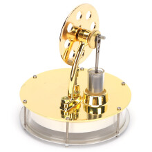 Niedertemperatur-Stirling-Motor-Modellspielzeug 11x9,5 cm Zinklegierung Kryogenen-Experiment