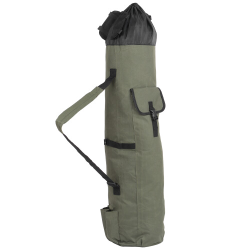 Tragbare militärgrüne 50 cm Polyester-Angelruten-Tasche mit Köderaufbewahrung 1