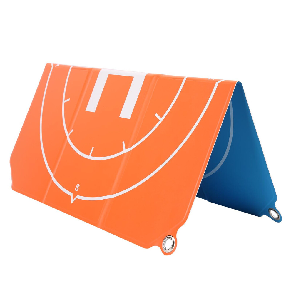 50X50cm Waterproof Double-Sided Rc Drone Landing Pad, & Blue/Orange 7891358594807