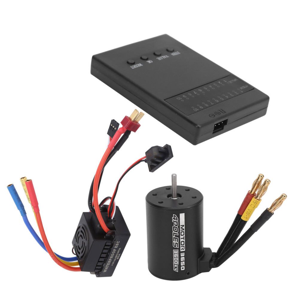 3650 3600Kv Brushless Motor & 60A Esc Set For 1/8 1/10 Rc Cars 3651358595297