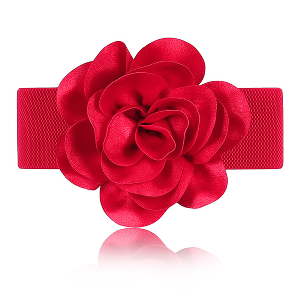 Flower Decorative Belt Flower Waist Belt For Dress Flower-Red-image-OPC-PMSF8W7-NEW