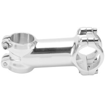 Meijun stelo per bici da strada argentato, 124 g, 31,8x80 mm