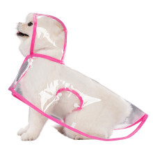 Dog Waterproof Raincoats Ponchos Hoodies 5 Size-Pink S