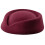 Stewardess Pillbox Hat Teardrop Fascinator Base-wine red 1
