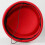 Stewardess Pillbox Hat Teardrop Fascinator Base-wine red 5
