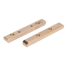 Brass Beam Boulder Bars for Axial SCX24 90081 RC Car, Gold 43.5x5.5mm
