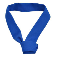Restaurant Chefs Neckerchief Soft Polyester Silk Kitchen-Blue