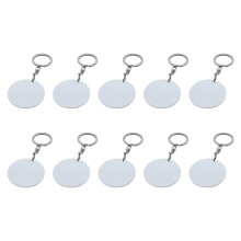 10pc Sustainable Aluminum Key Rings Easy-Circular Diameter 50