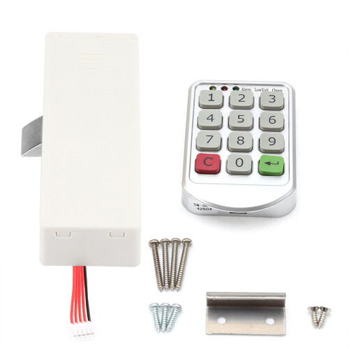 Elektronisches Schranktürschloss mit numerischem Tastenfeld und 4-stelligem Sicherheitscode 1