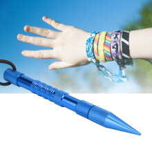 Camping Paracord Spike Needle Bracelet Blue Aluminum Binding Stitches Tool