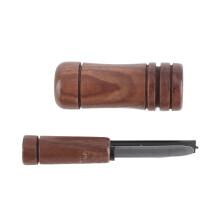Outdoor Duck Hunting Call Whistle Beech Brown 12cm Decoy Shooting