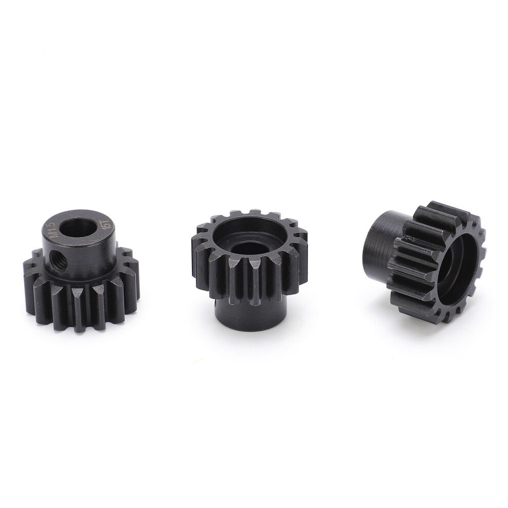 M1.5 Steel Pinion Motor Gear For 1/5 1/6 Rc Cars 15T 8Mm Hole Steel Gear 7631358597640