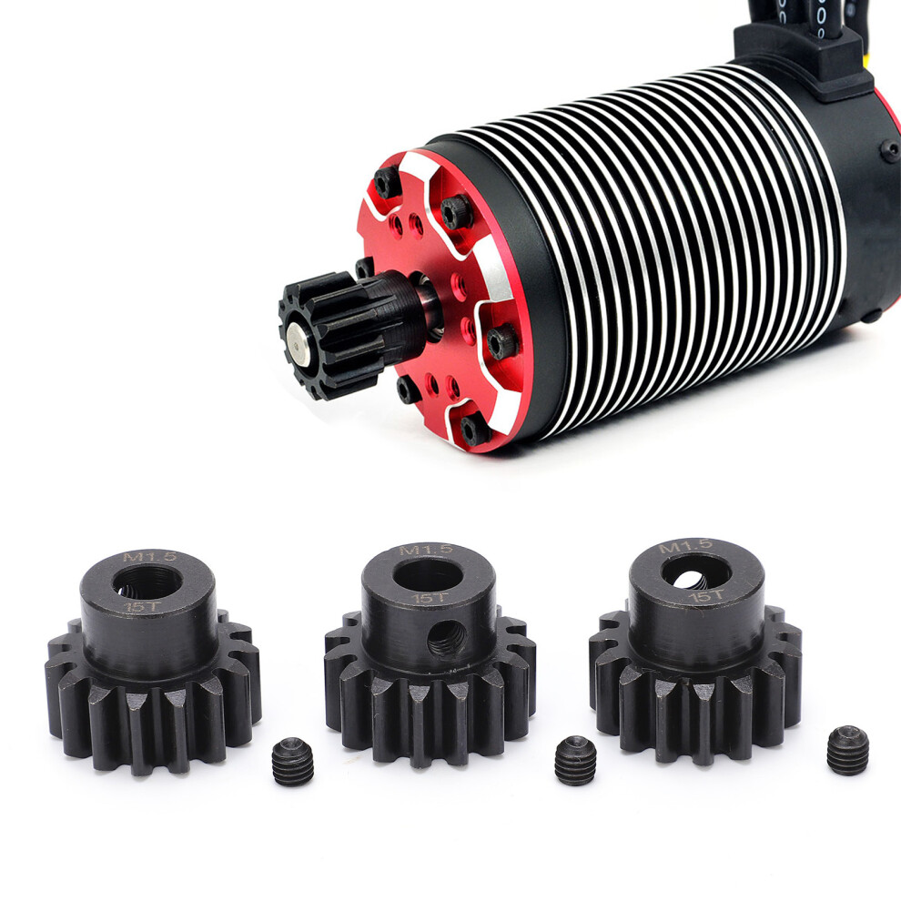 M1.5 Steel Pinion Gear For 1/5 1/6 Scale Rc Cars 15T With 8Mm Inner Bore 3561358598283