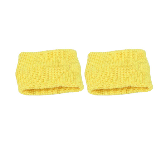 Braccialetto antinausea 5x3 cm banda PU gialla 1