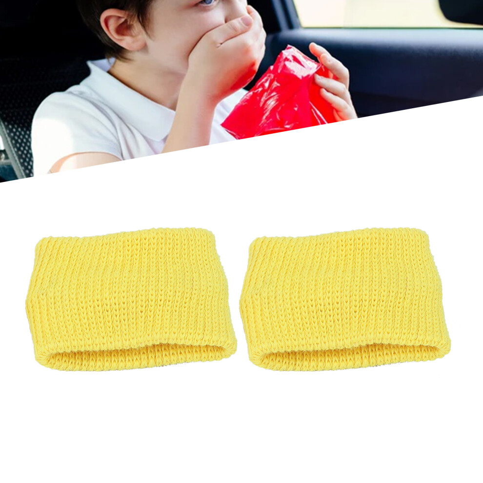 Yellow Nausea Relief Wristband For Motion Sickness 5X3cm