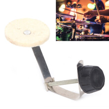 Drum Damper Silencer Tone Control Pad Metal Cotton WC302 White