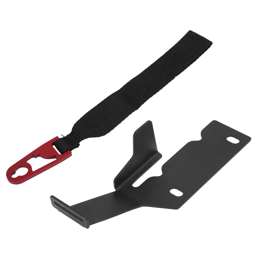 Rear Seat Pull Kit For Ford F-150 Supercrew 09+ Nylon & Aluminum Red 8011358602787
