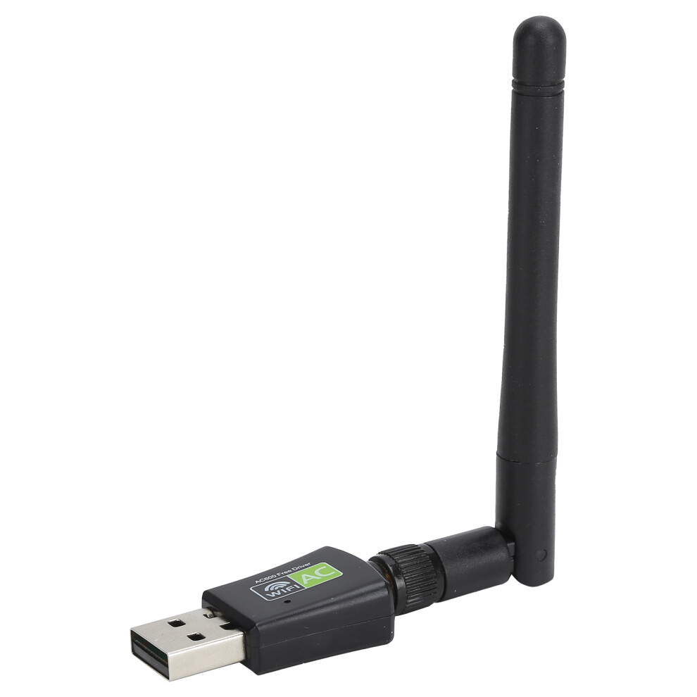 Usb Wifi Adapter Receiver Antenna 600Mbps Dual Band Ethernet 2.4Ghz 5Ghz Black 4991358606494