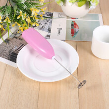 Pink Elektrischer Milchaufschäumer Handgehalten 2,5x3,7x20,5 cm Küchengerät