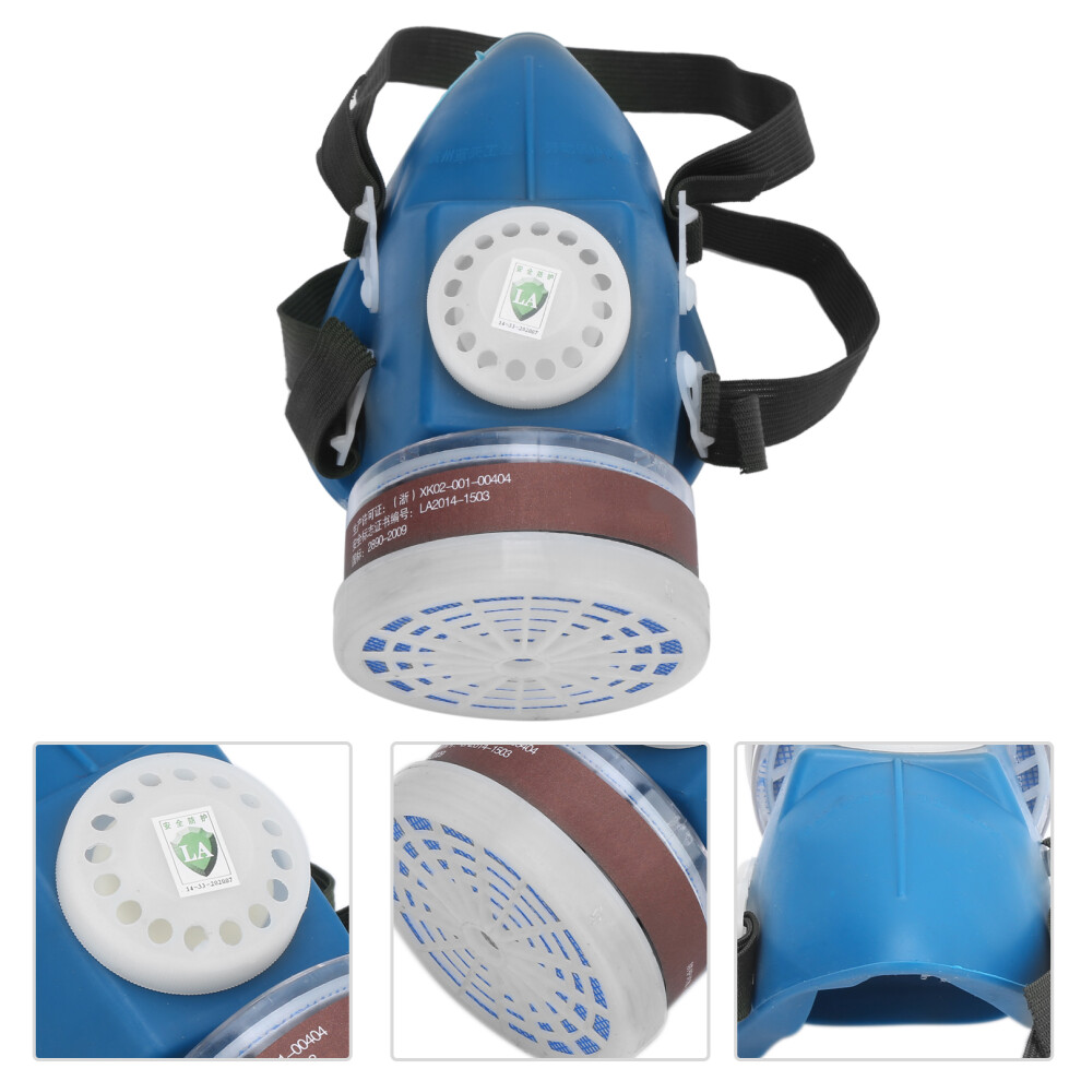 Half Face Self-Priming Gas Mask, Rubber, Model 3406001 7891358606616