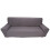 Graues 3-Sitzer Polyester Loveseat Sofabezug 190-230cm Schutz 2