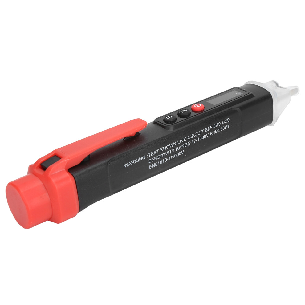 Digital Test Pencil Voltage Detector 12-1000V Sound & Light Alarm 3511358610836