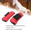 Horse Tendon Boots Fetlock Protectors PU Shell Red Front M Size 10