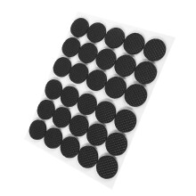 Möbel-Fußschutz 30 Stück Schwarz Rutschfeste Selbstklebende Gummi-Füße Pads