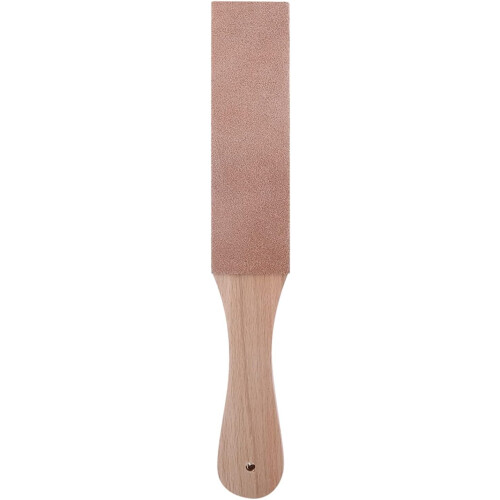 Leather Sharpener Wood Handle Multifunctional Leather Craft Polish Sharpening Strop 1
