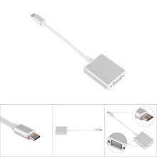 Type-C zu VGA Konverter Kabel Silber USB 3.1 zu VGA Video Adapter für Desktop