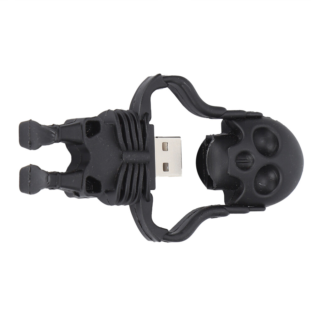 High Speed 16Gb Cartoon Skull Usb Flash Drive Portable Memory Black 4901358615662