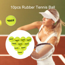 10 Stück leichte und elastische Tennis-Trainingsbälle für Anfänger & Hunde