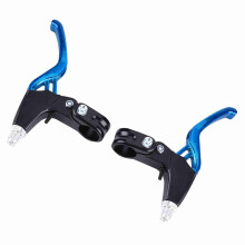 Blaue Mountainbike-Bremshebel aus Aluminiumlegierung, Paar Fahrradbremshebel