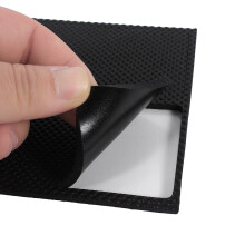 4 Stück selbstklebende Bodenschützer – Schwarze rutschfeste Gummipads