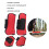 Horse Tendon Boots, Thick PU Shell, Red M, Leg Protector 4