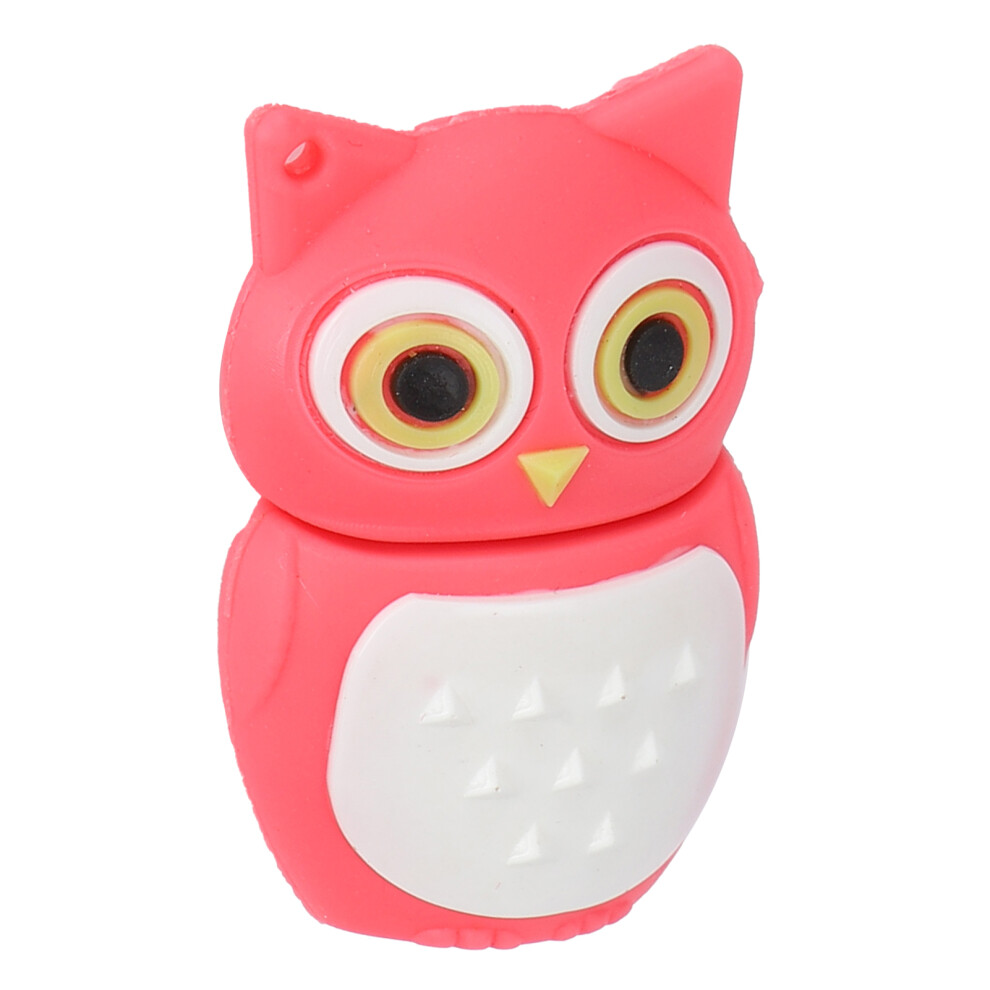 Owl Cartoon U Disk 16Gb High-Speed Flash Drive Data Storage Pink 4961358622084