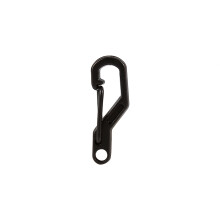 5 Stück schwarze Nickel-Legierung Mini Karabiner Schlüsselanhänger Clips, 2,8cm, max. 15kg