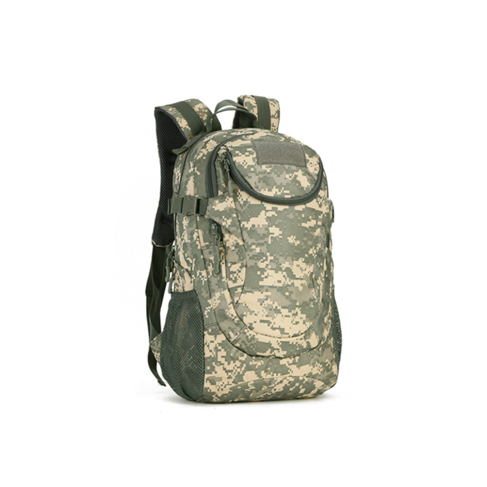 (Gray camouflage) Outdoor Sport Backpack Bag Waterproof with Buckle Travel Gear Pack-image-OPC-PMSFYZR-NEW
