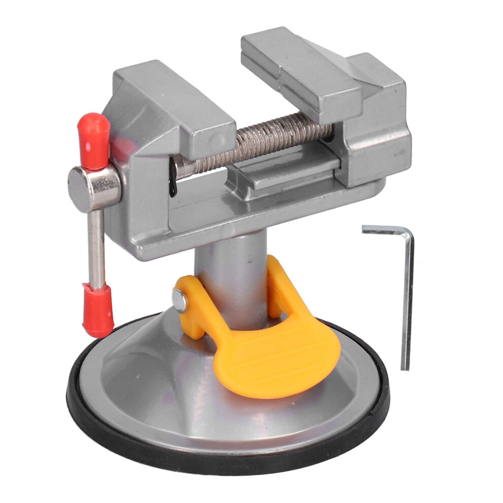 360 Degree Rotation Mini Vise 45# Steel Suction Cup Hand Tool For Glass & Metal 6951358624582