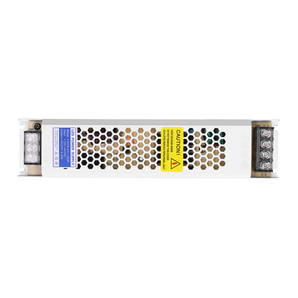 150W 24V Regulated Led Power Supply For Light Bars, Aluminium, 235X55mm 8401358624986