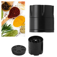 Mini grinder con forma innovativa da 1.8oz nero