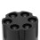 Mini grinder con forma innovativa da 1.8oz nero 4