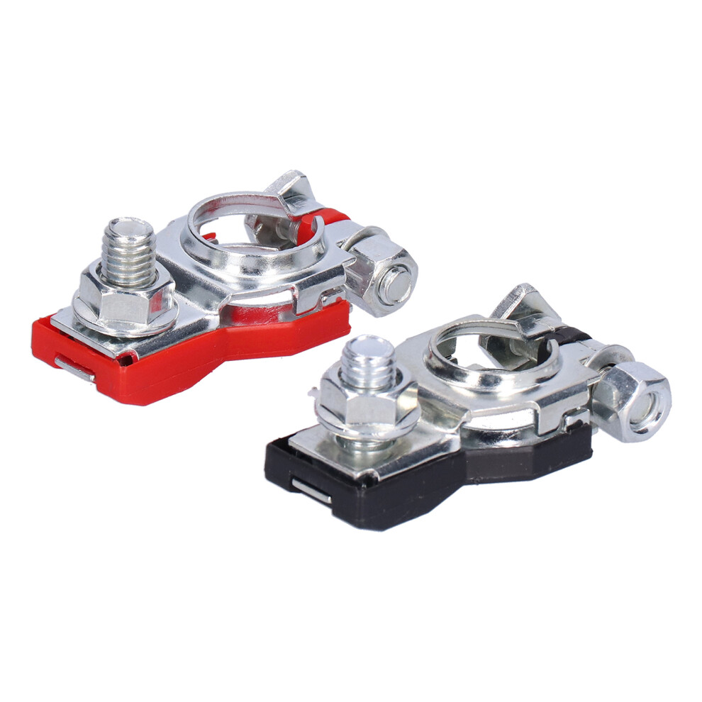 5Pcs Battery Terminal Connectors Alloy Abs, 17.5-19.1Mm Silver 8111358627107