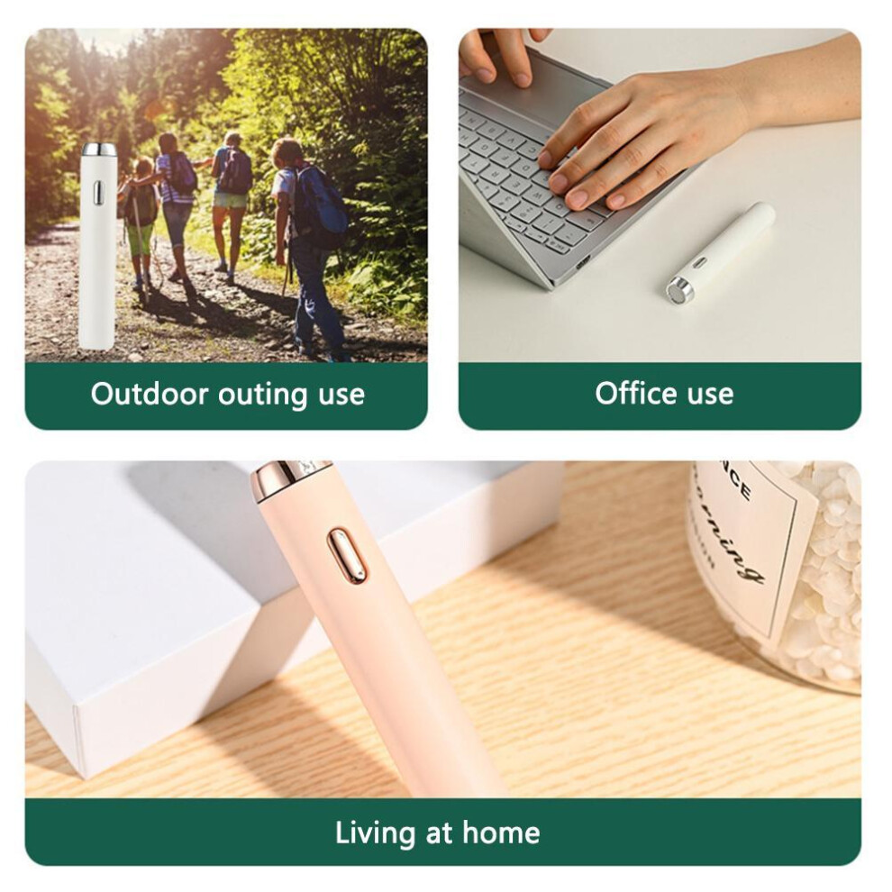 Pink Heat Pulse Itching Relief Stick Â Usb Rechargeable Anti-Itch Pen For Travel & Outdoors