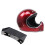 Universal 5-Snap Motorcycle Helmet Visor for Open Face Helmets Wind Shield 4
